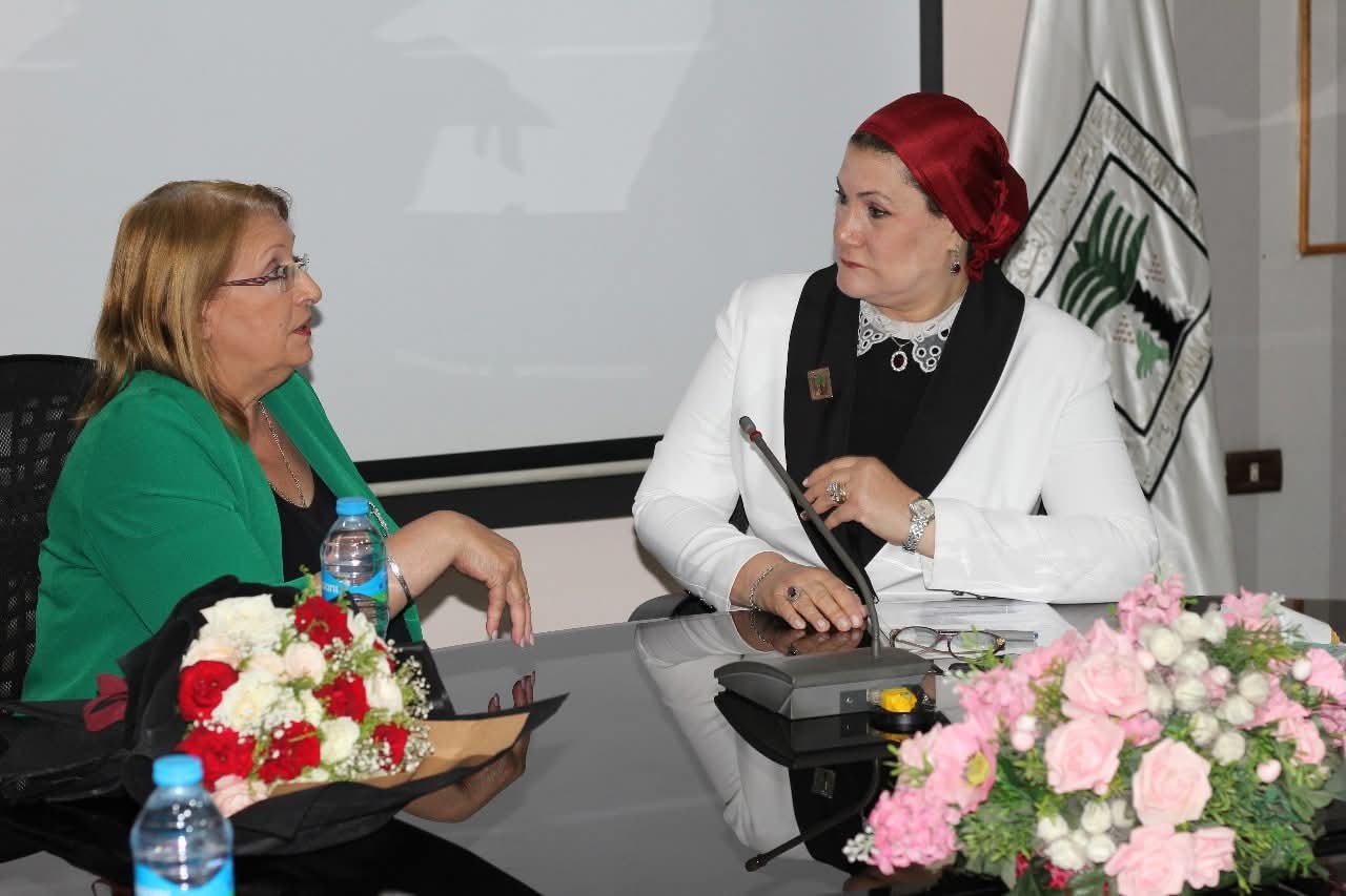 رئيس القومى للطفولة والأمومة تستقبل الرئيس السابق لجمهورية مالطا
