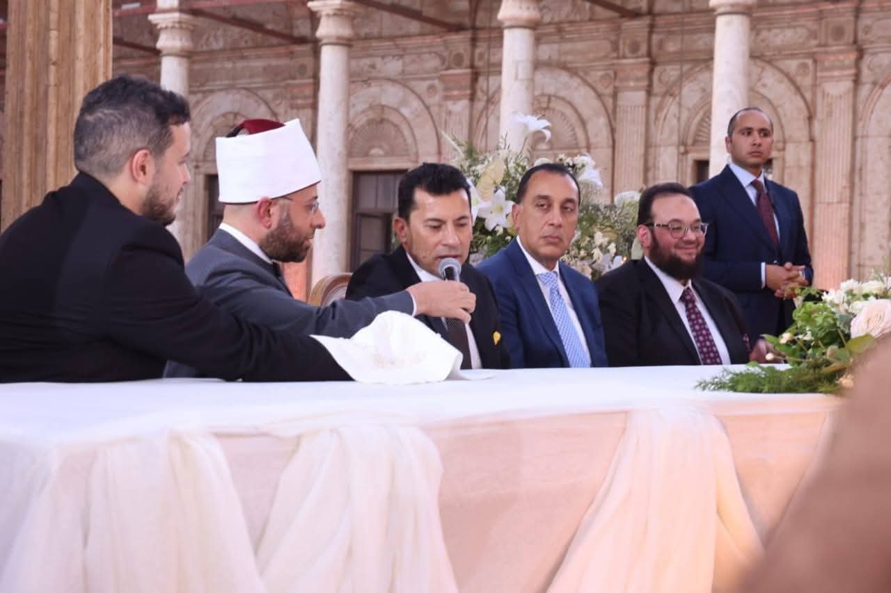 عقد قران كريمة وزير الشباب والرياضة