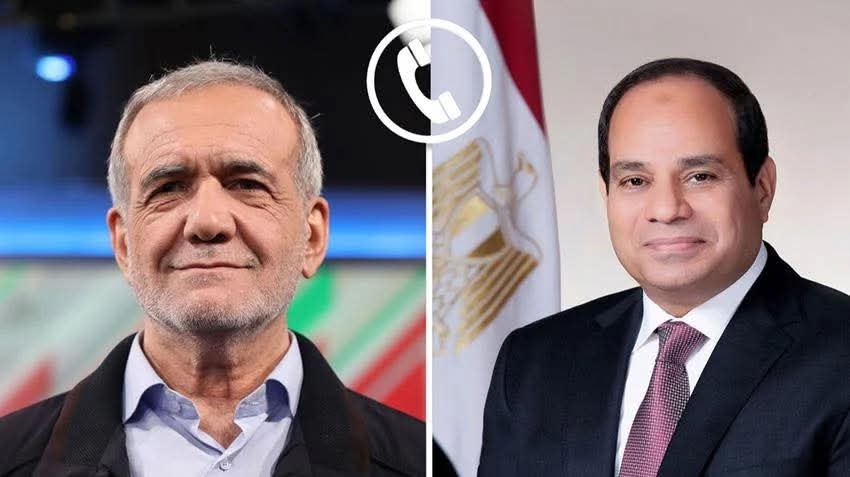 الرئيس لنظيره الإيرانى: رفض مصرى كامل للتصعيد ضد طهران