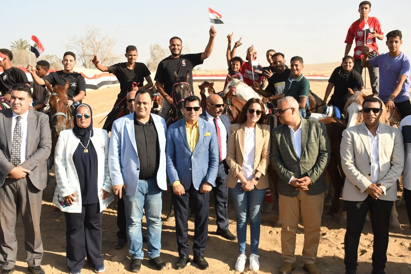 وزيرالرياضة يشهد انطلاق مهرجان الألعاب الشعبية والتراثية والبيئية بنادى أبو الهول بالجيزة