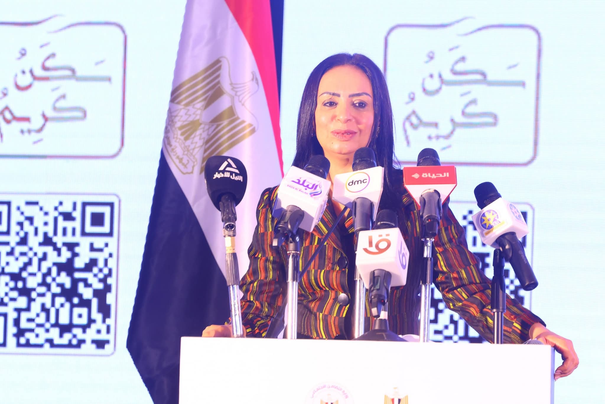وزيرة التضامن  تشهد تدشين مبادرة "سكن كريم من أجل حياة كريمة"