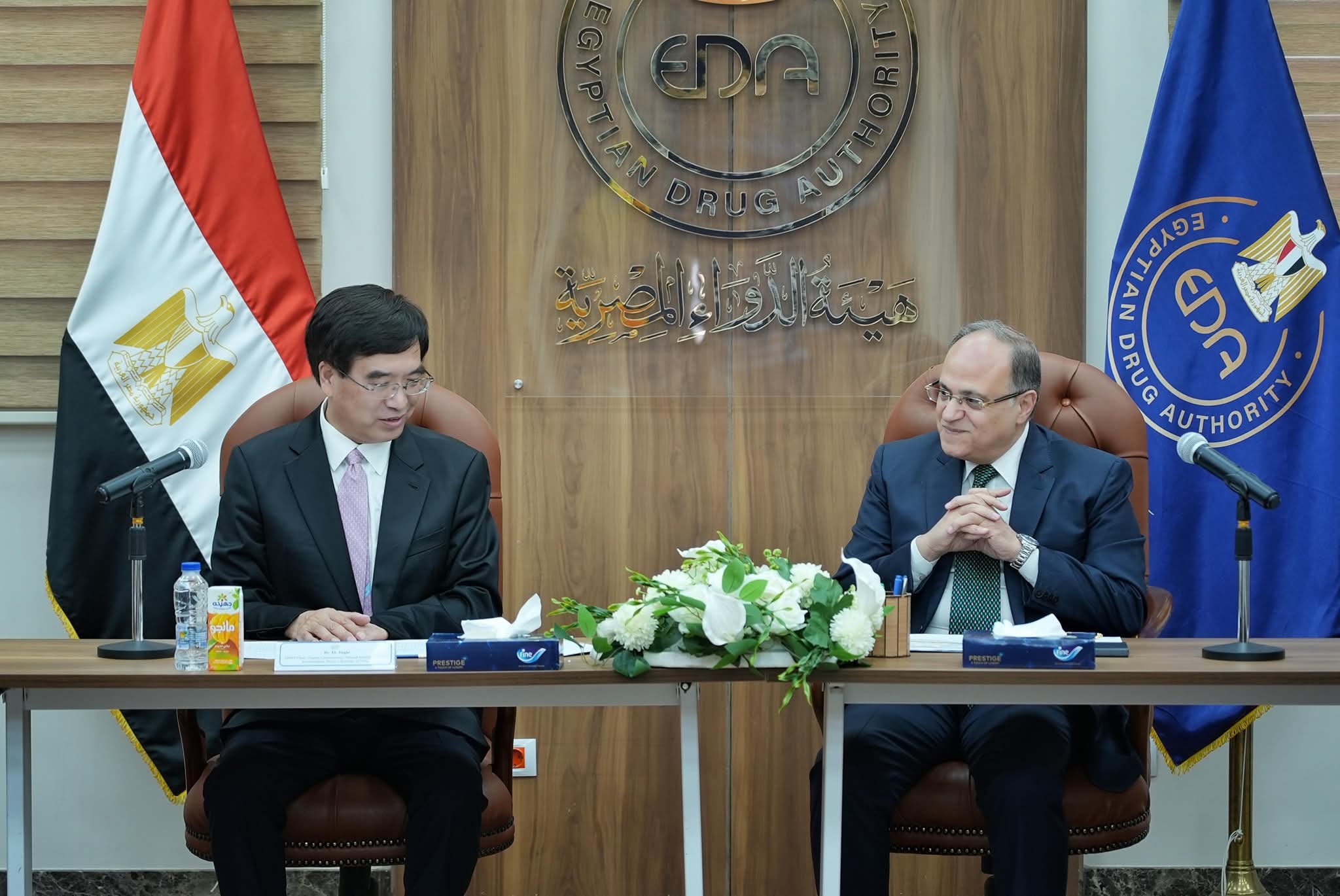 رئيس هيئة الدواء يستقبل وفد الإدارة الوطنية للمنتجات الطبية بجمهورية الصين الشعبية 