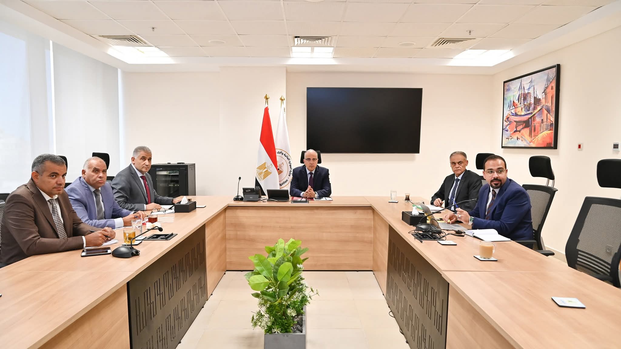 وزير الرى يتابع حالة المنظومة المائية ببنى سويف والمنيا