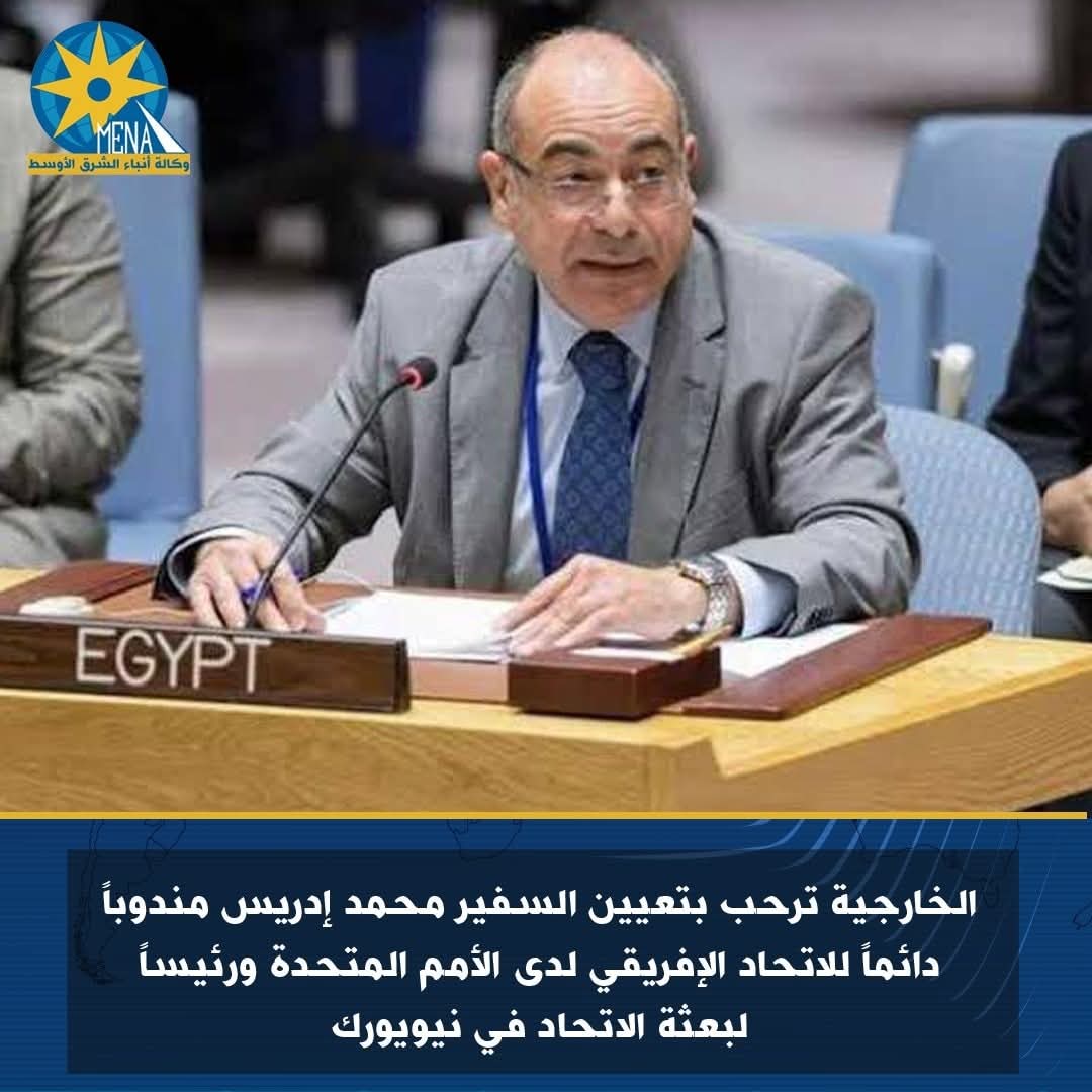 إدريس مندوباً دائماً للاتحاد الإفريقي بالأمم المتحدة ورئيساً لبعثة نيويورك