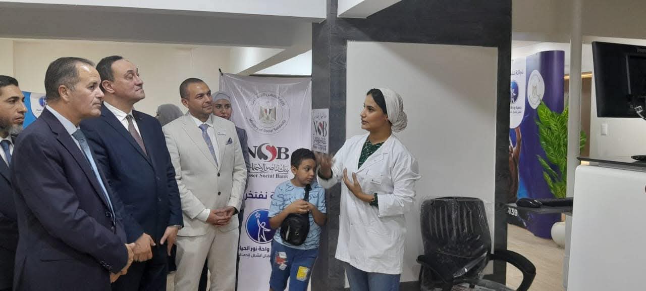 أحدث جهاز العالمية لتأهيل مرضى الشلل الدماغى لواحة نور الحياة 