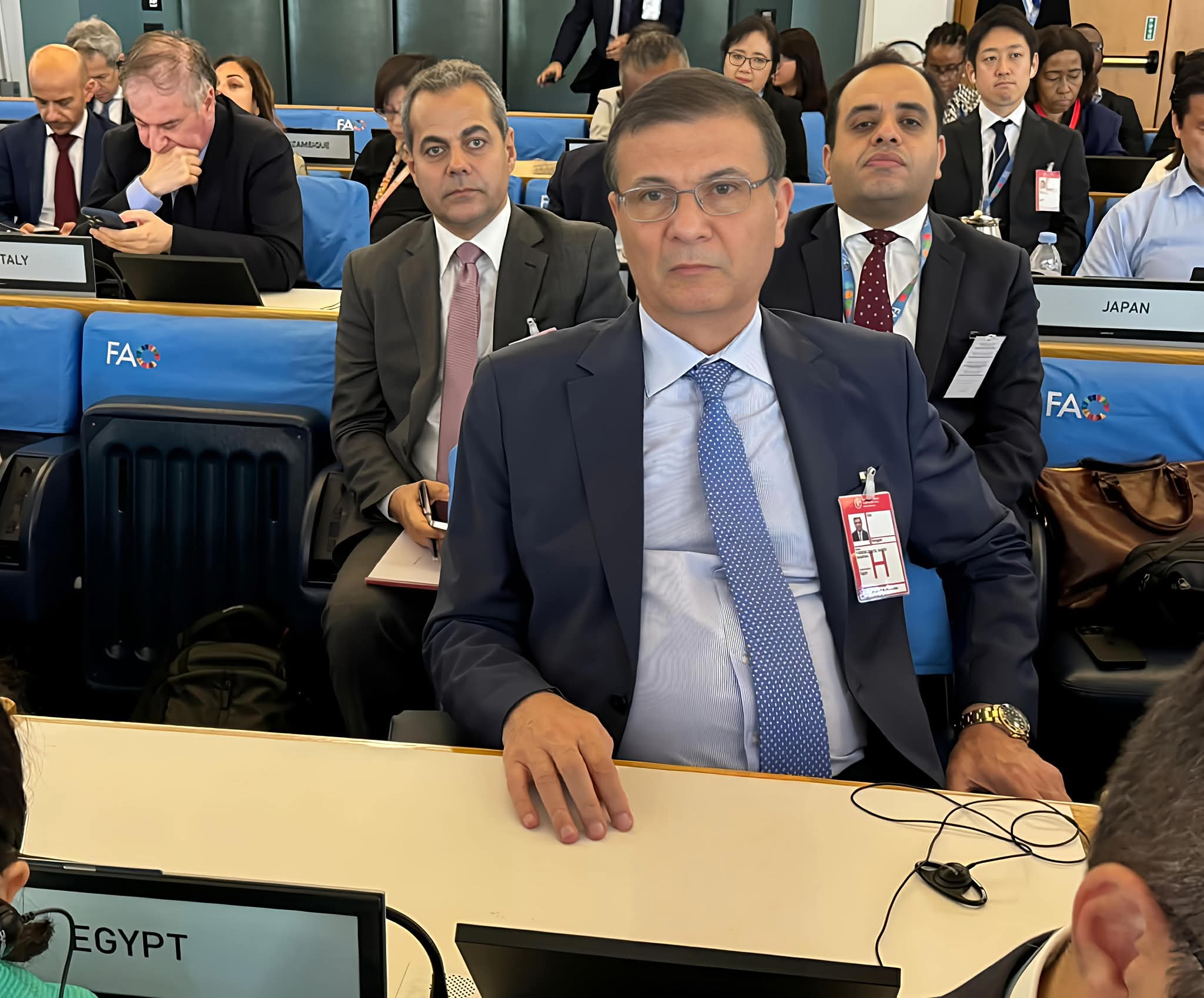انتخاب مصر بالإجماع عضوًا باللجنة العامة لمؤتمر الفاو فى روما