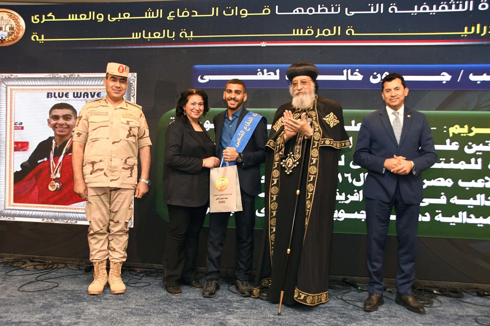 قيادة قوات الدفاع الشعبى والعسكرى تنظم ندوة تثقيفية بمقر الكنيسة القبطية الأرثوذكسية