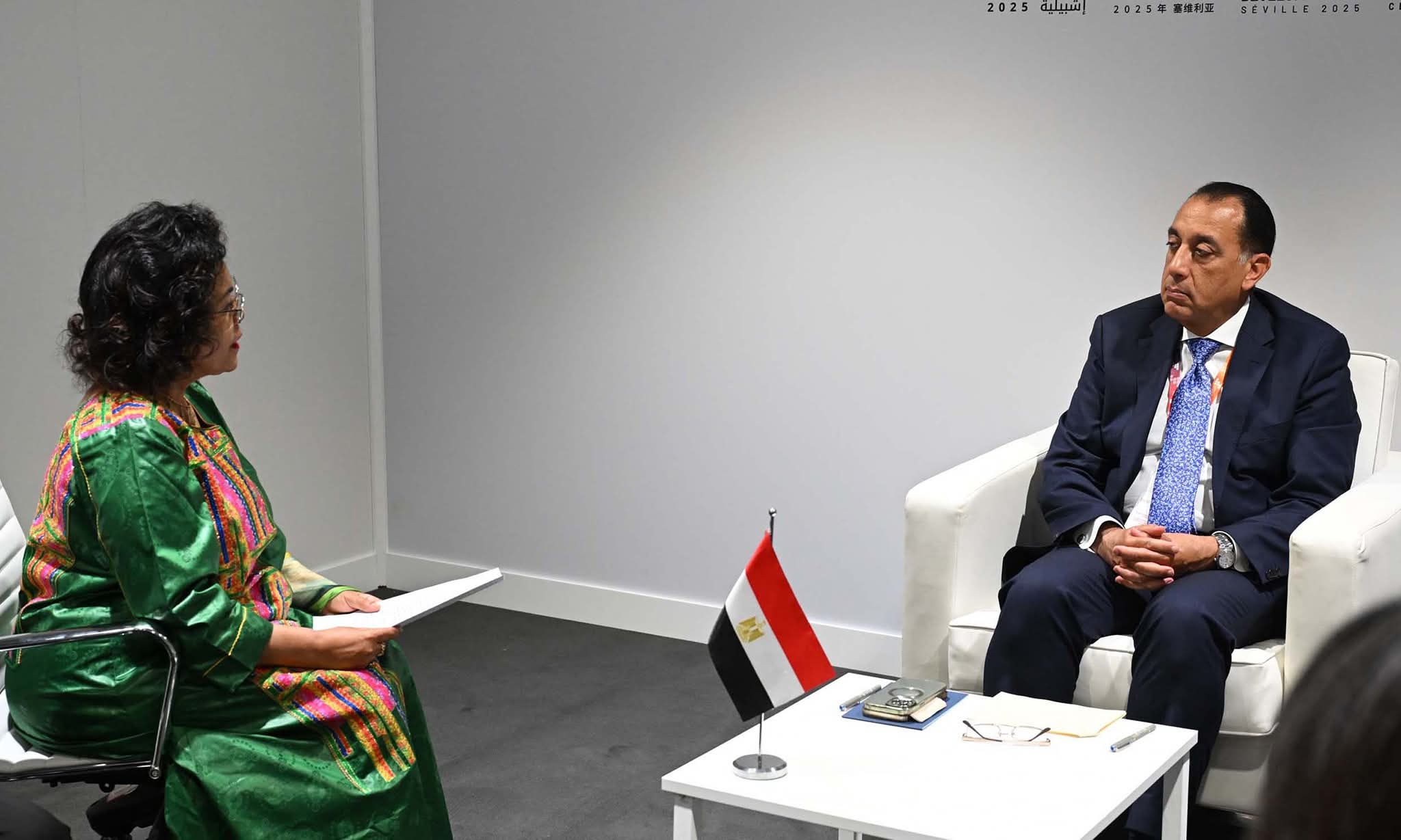 رئيس الوزراء يلتقى المديرة التنفيذية لوكالة الاتحاد الأفريقي للتنمية "النيباد"
