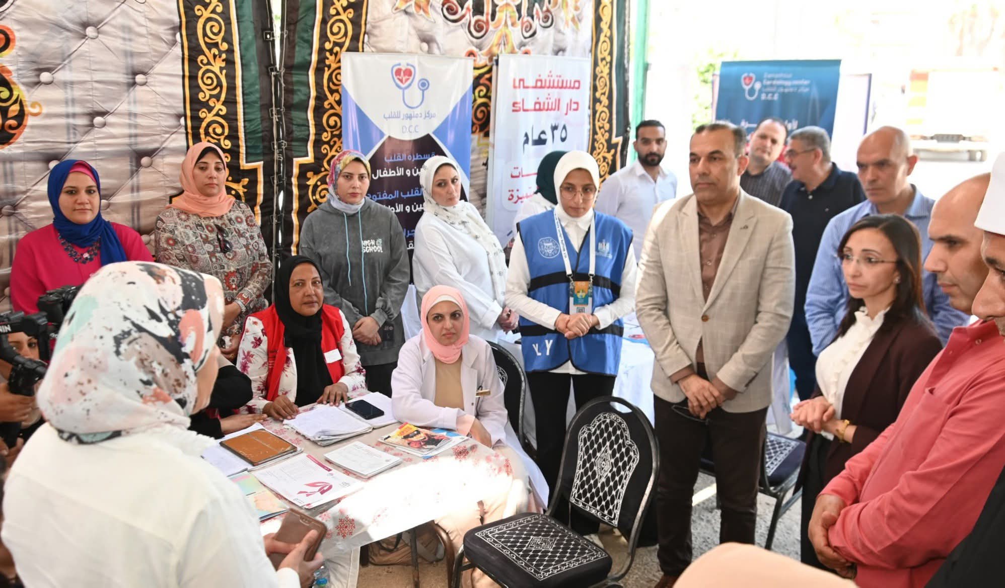 " تبرعك بالدم حياة" ... محافظ البحيرة تتفقد فعاليات حملة التبرع بالدم