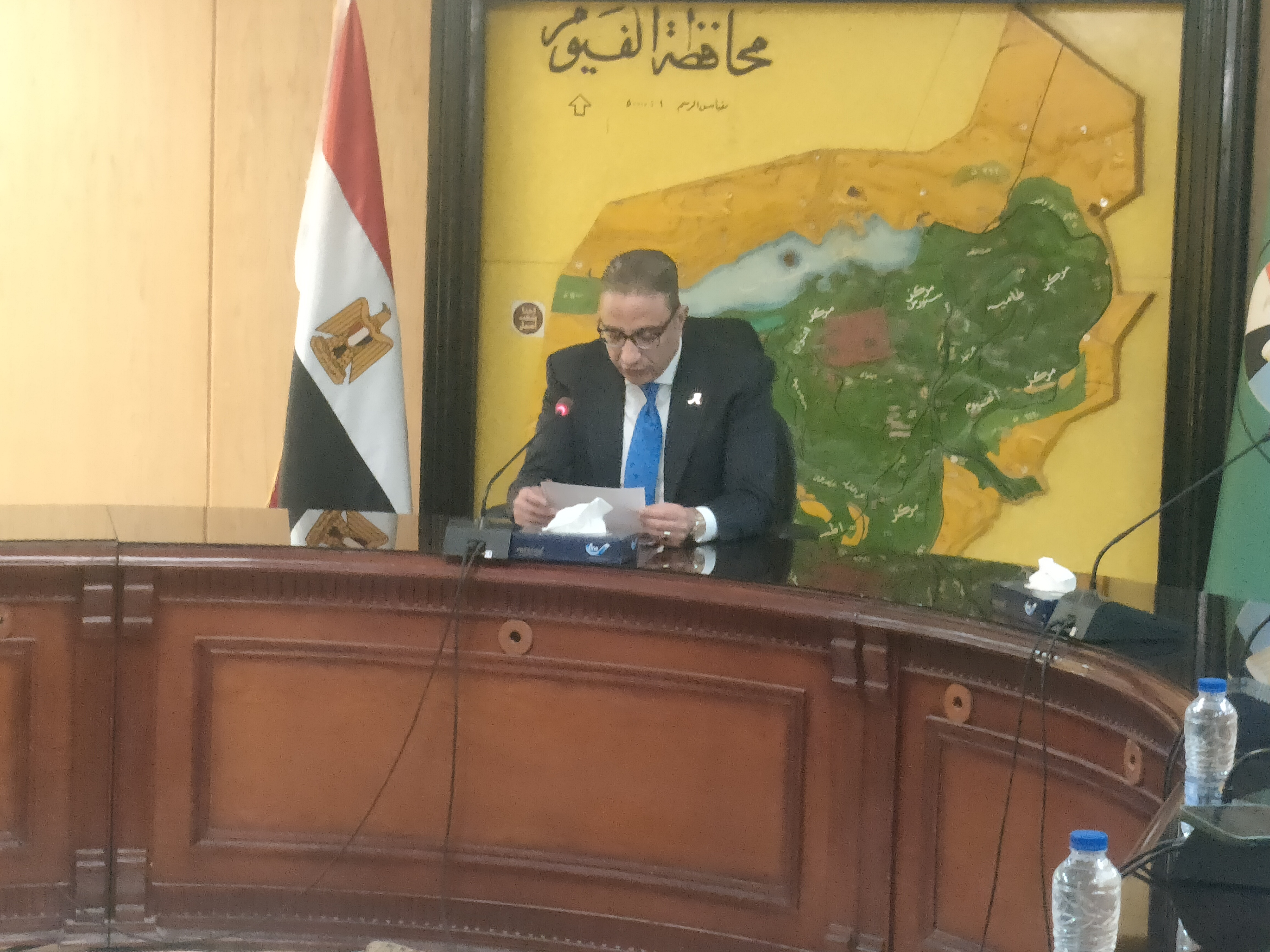 محافظ الفيوم يعتمد نتيجة الشهادة الإعدادية بنسبة نجاح 80,56 %