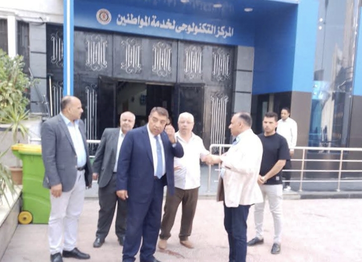 محافظ الدقهلية يتفقد الإدارة الجديدة للتوثيق والشئون الهندسية