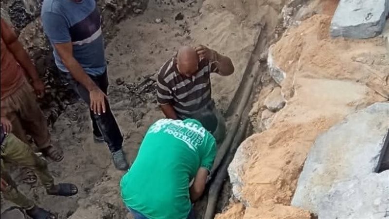 إصلاح الكابل رقم 2 بجزيرة الدهب..إطلاق التيار الكهربائى على مستوى شبكة التوزيع