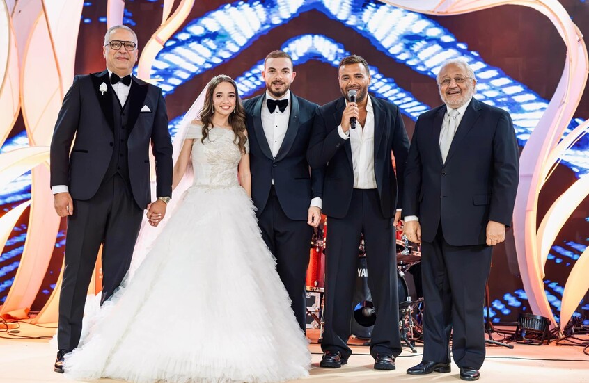 إبن عمرو الليثى ينفصل عن إبنة تامر أمين بعد شهرين من الزواج