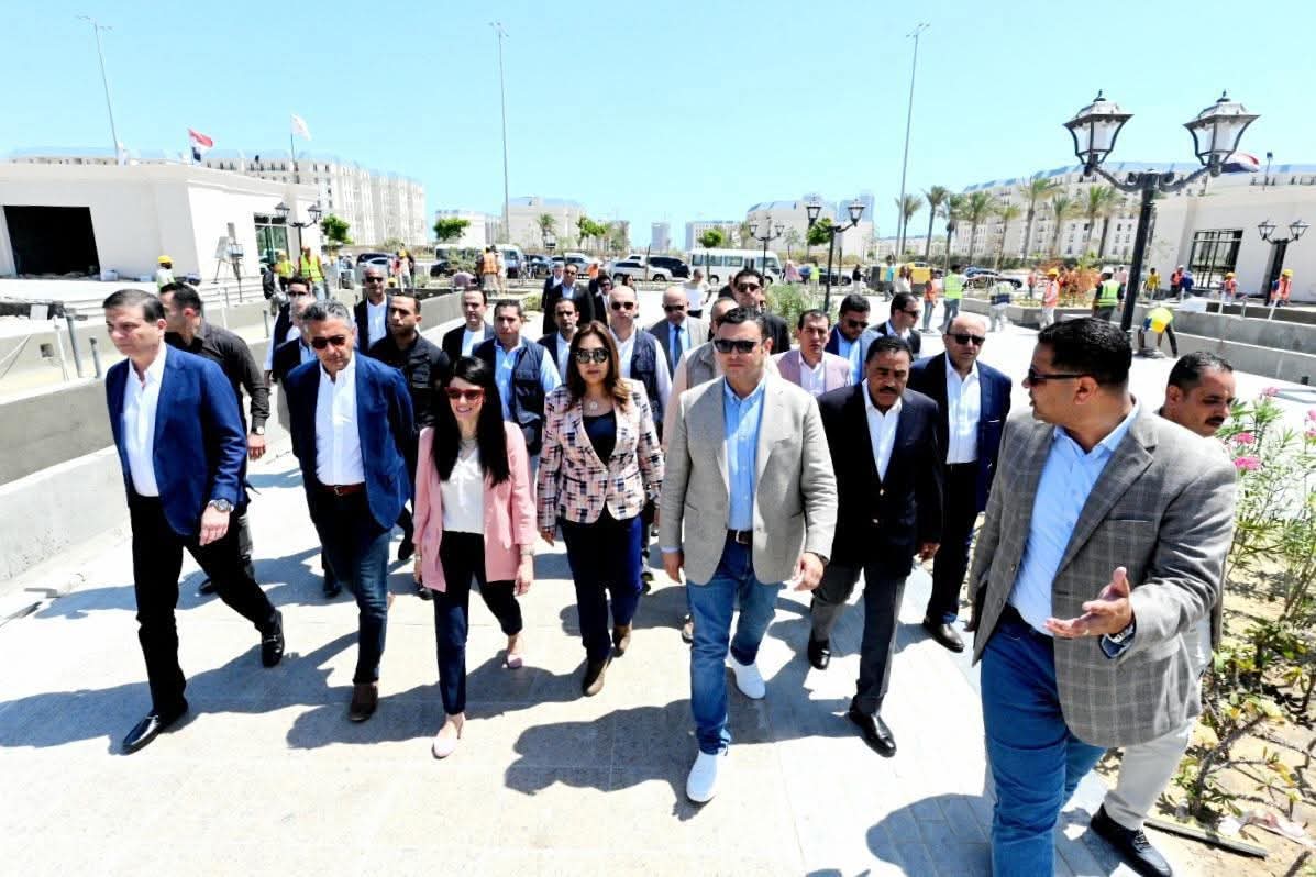 وزراء الإسكان والتخطيط والتنمية المحلية والزراعة والتموين ومحافظ مطروح يتفقدون المدينة التراثية بالعلمين الجديدة