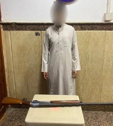 ضبط شخص أطلق أعيرة نارية بمطروح