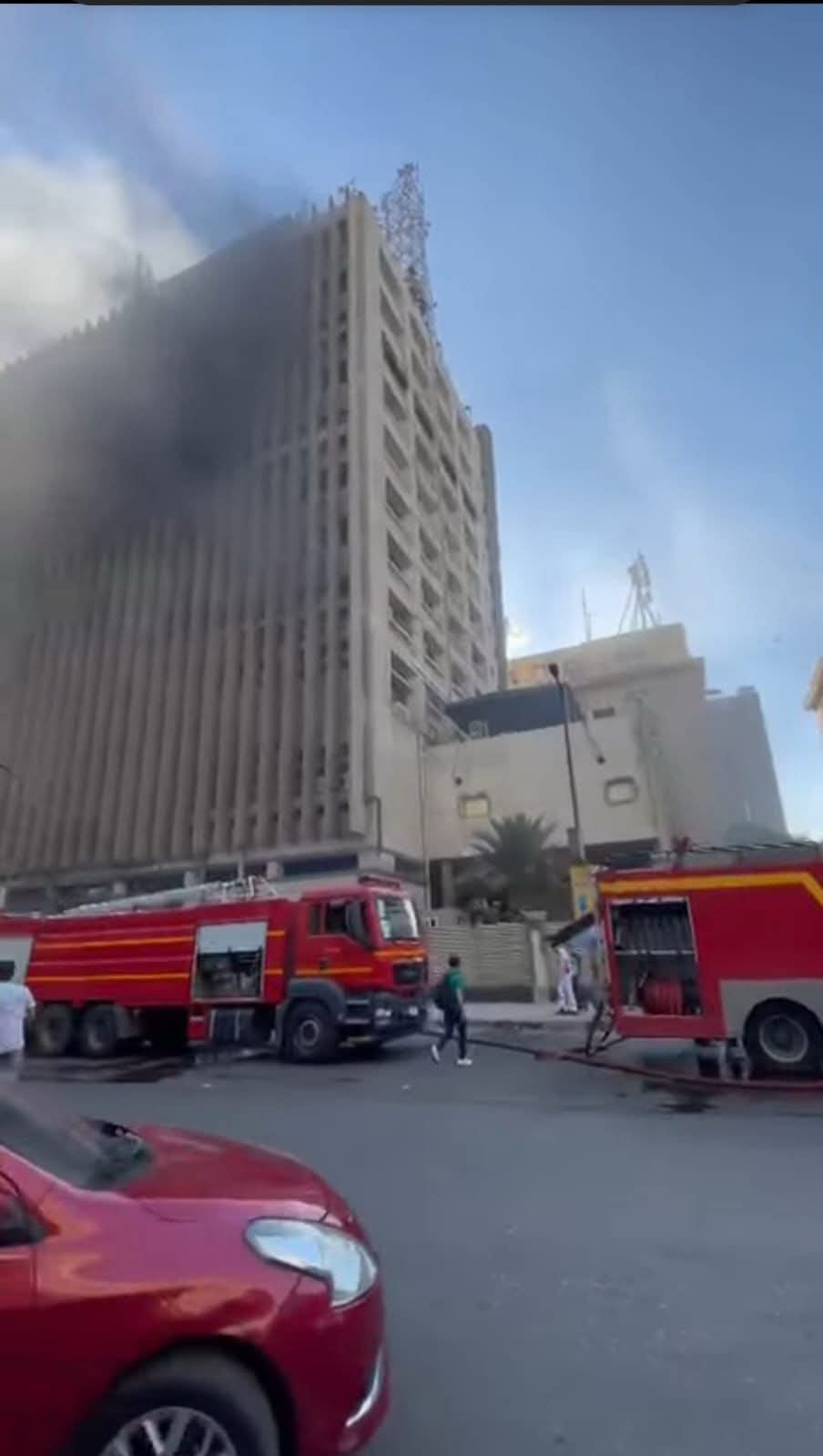 الانتاج الاعلامى : حريق سنترال رمسيس.. أثر على إتصال البرامج بالمسئولين والمصادر والضيوف