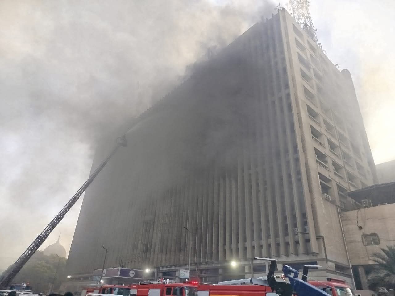 وزير الصحة يتابع تداعيات حادث حريق سنترال رمسيس