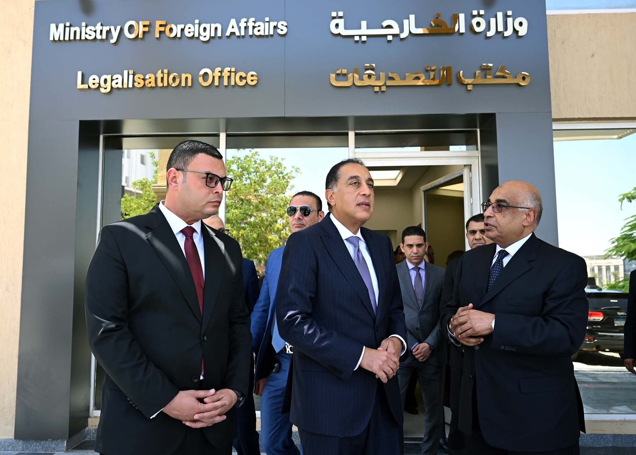 رئيس الوزراء يفتتح مقر مكتب خدمات الأجانب ( زواج – تملك) بالعاصمة الإدارية