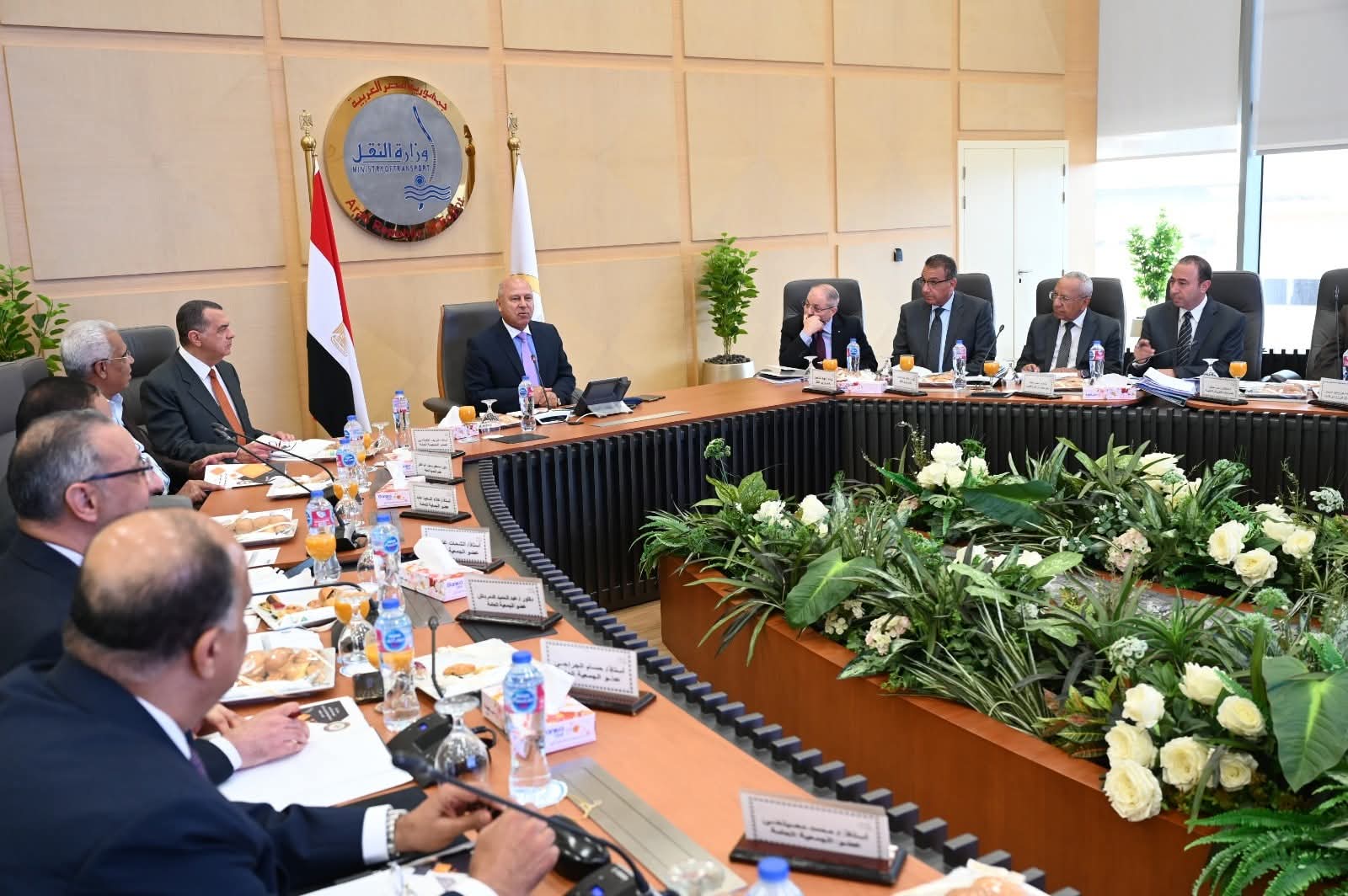 وزير الصناعة والنقل يترأس الجمعية العامة العادية للشركة القابضة للنقل البحري والبري