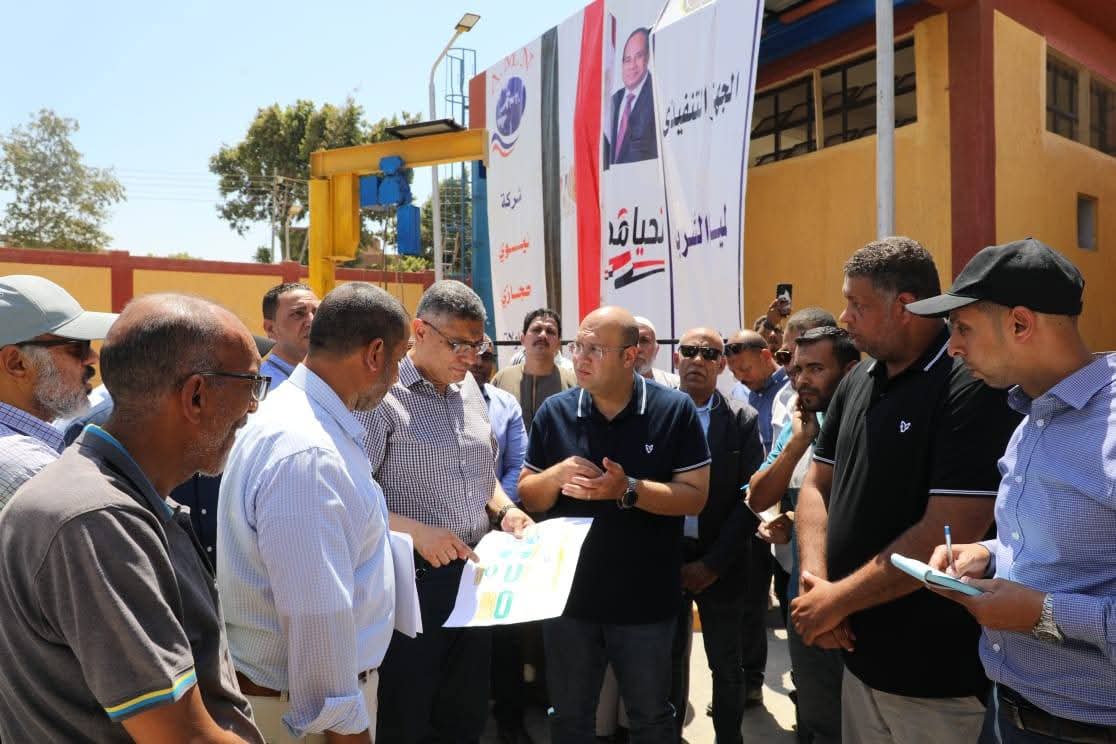 تشغيل تجريبى لـ 3 محطات صرف صحى بالصف فى الجيزة