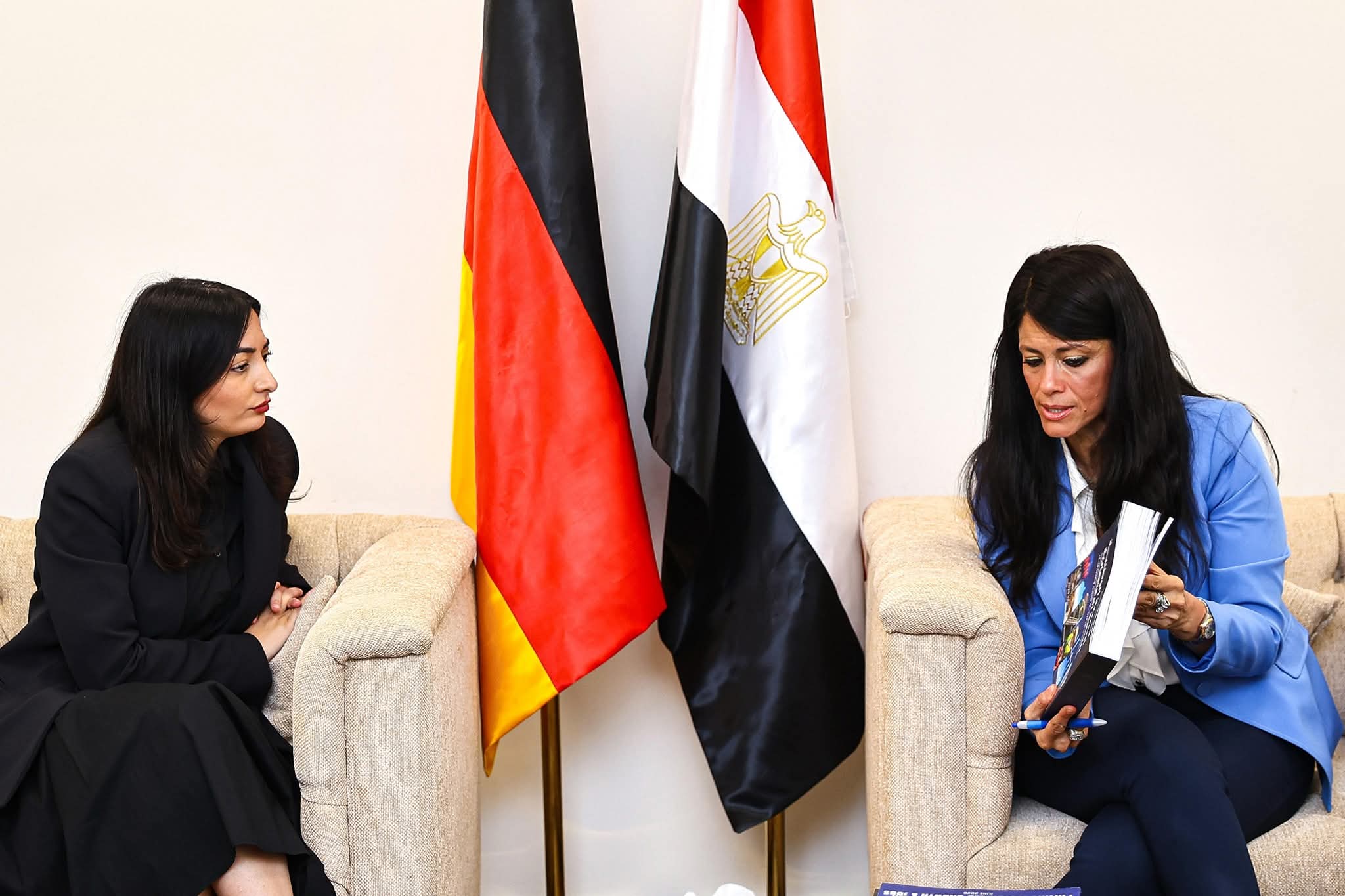 وزيرة التخطيط تبحث تطوير الشراكة الاقتصادية الاستراتيجية مع ألمانيا 