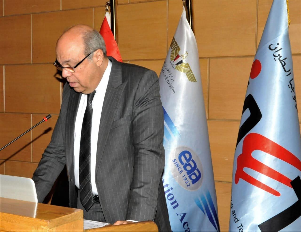 الحفنى يشهد حفل تخرج دفعة جديدة من طلاب معهد هندسة وتكنولوجيا الطيران