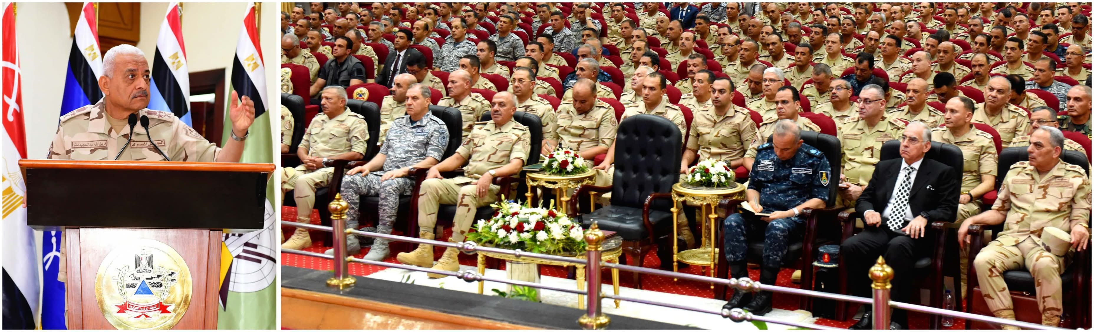 وزير الدفاع:القوات المسلحة.. قادرة على ردع كل من تسول له نفسه المساس بأمن مصر ومقدرات شعبها العظيم
