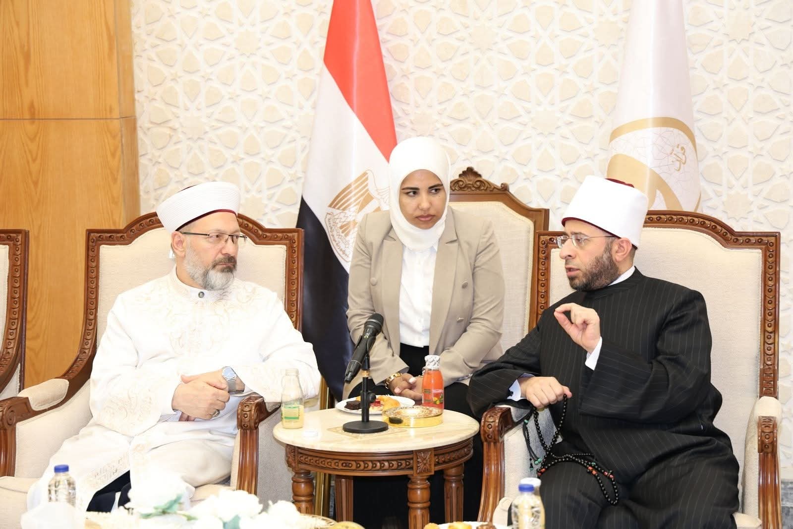 وزير الشئون الدينية التركى : مصر أهم دول العالم الإسلامى.. ودورها فى غزة شريف وعظيم 