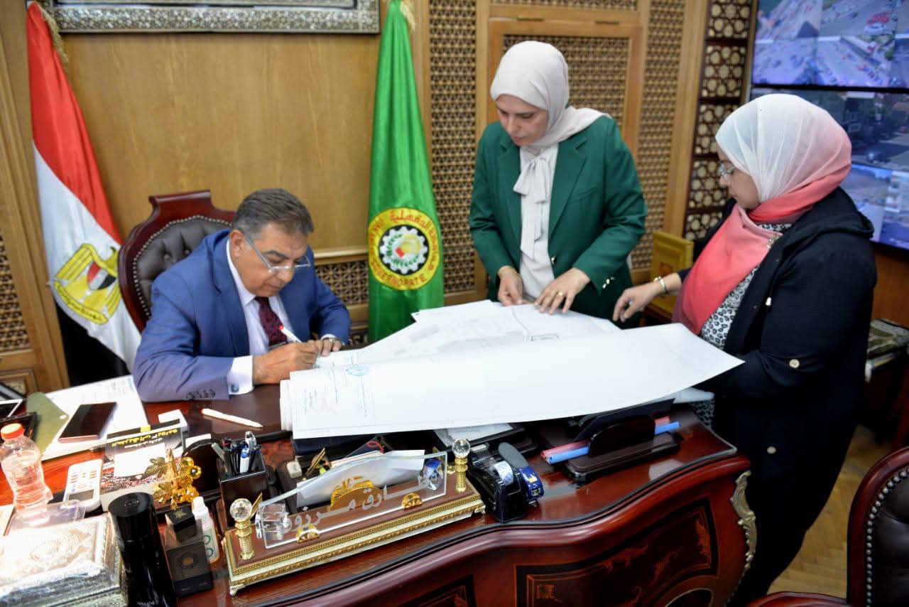 محافظ الدقهلية يعتمد المخططات التفصيلية لمدينة منية النصر وقرية بدواى بمركز المنصورة