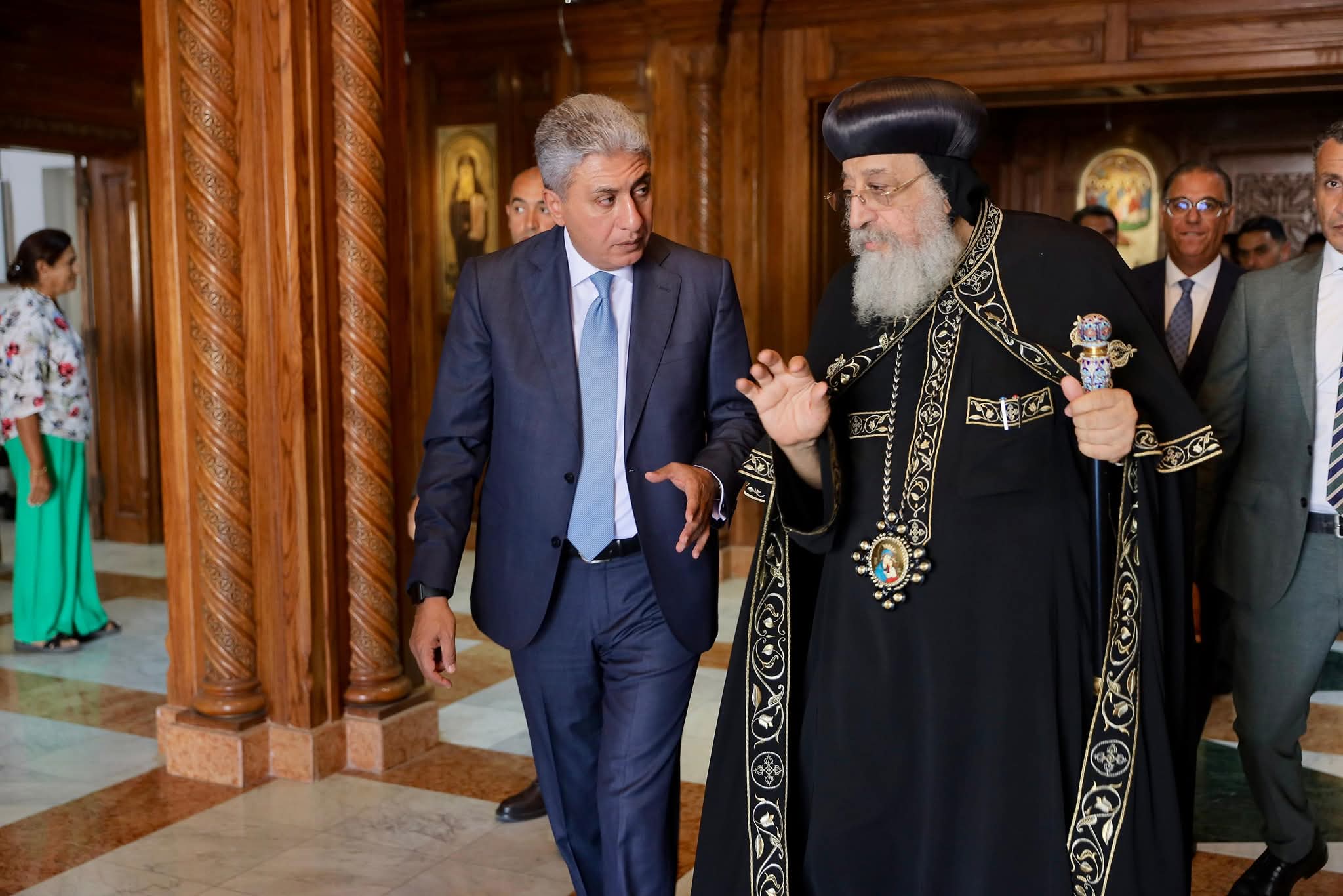 وزير السياحة يشارك فى الاحتفال بافتتاح ملتقى لوجوس الخامس لشباب الكنيسة القبطية الأرثوذكسية
