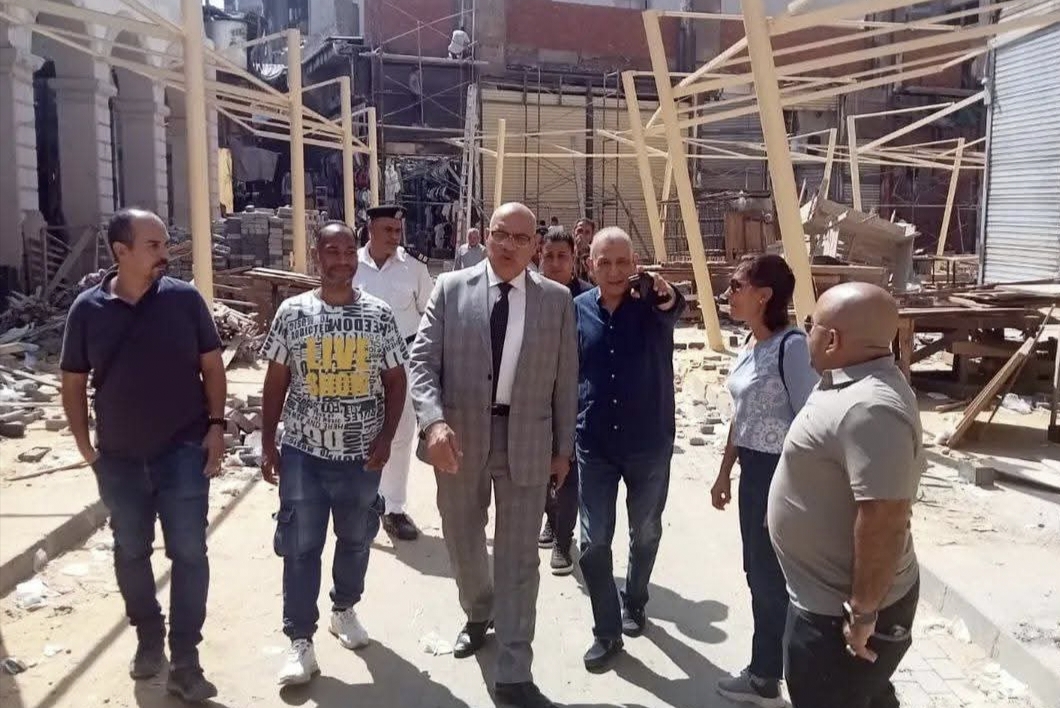 تطوير منطقة العتبة يجرى على قدم وساق..473 باكية للباعة الجائلين