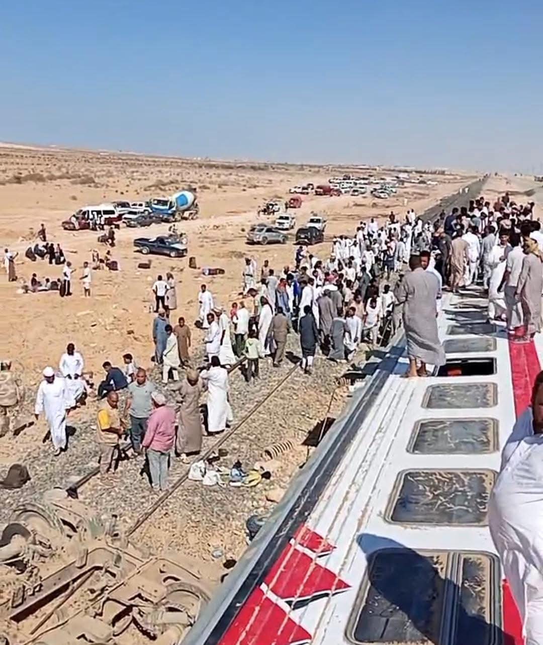 الصحة: ارتفاع عدد مصابى قطار مطروح إلى 80 مصابا