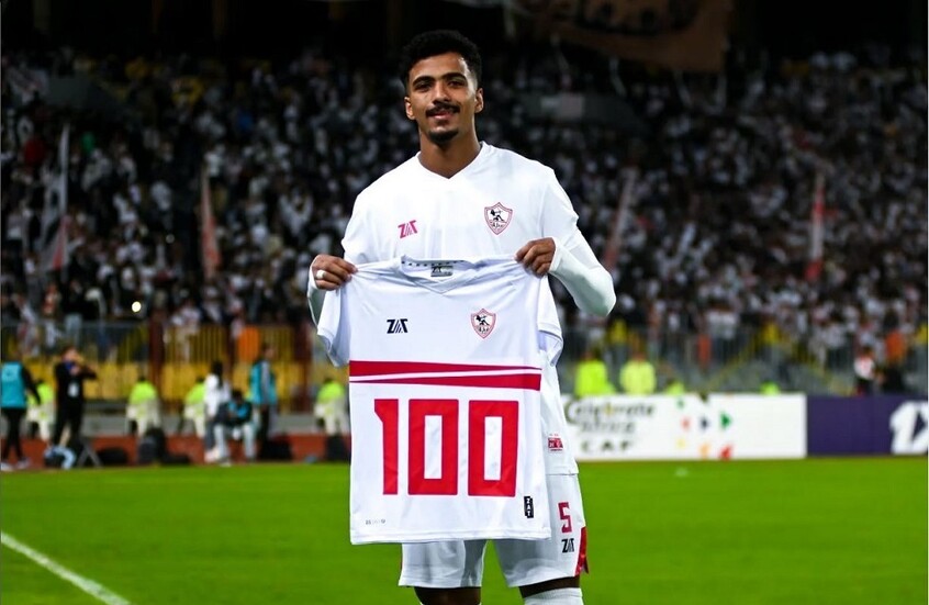 حسام عبد المجيد مدافع الزمالك يعقد قرانه