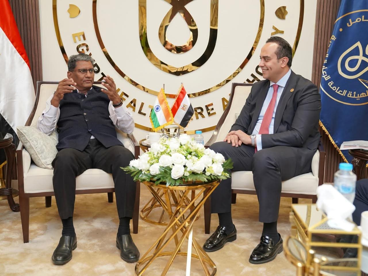 سفير الهند بالقاهرة: نسعى لبناء شراكة طويلة الأمد مع هيئة الرعاية الصحية