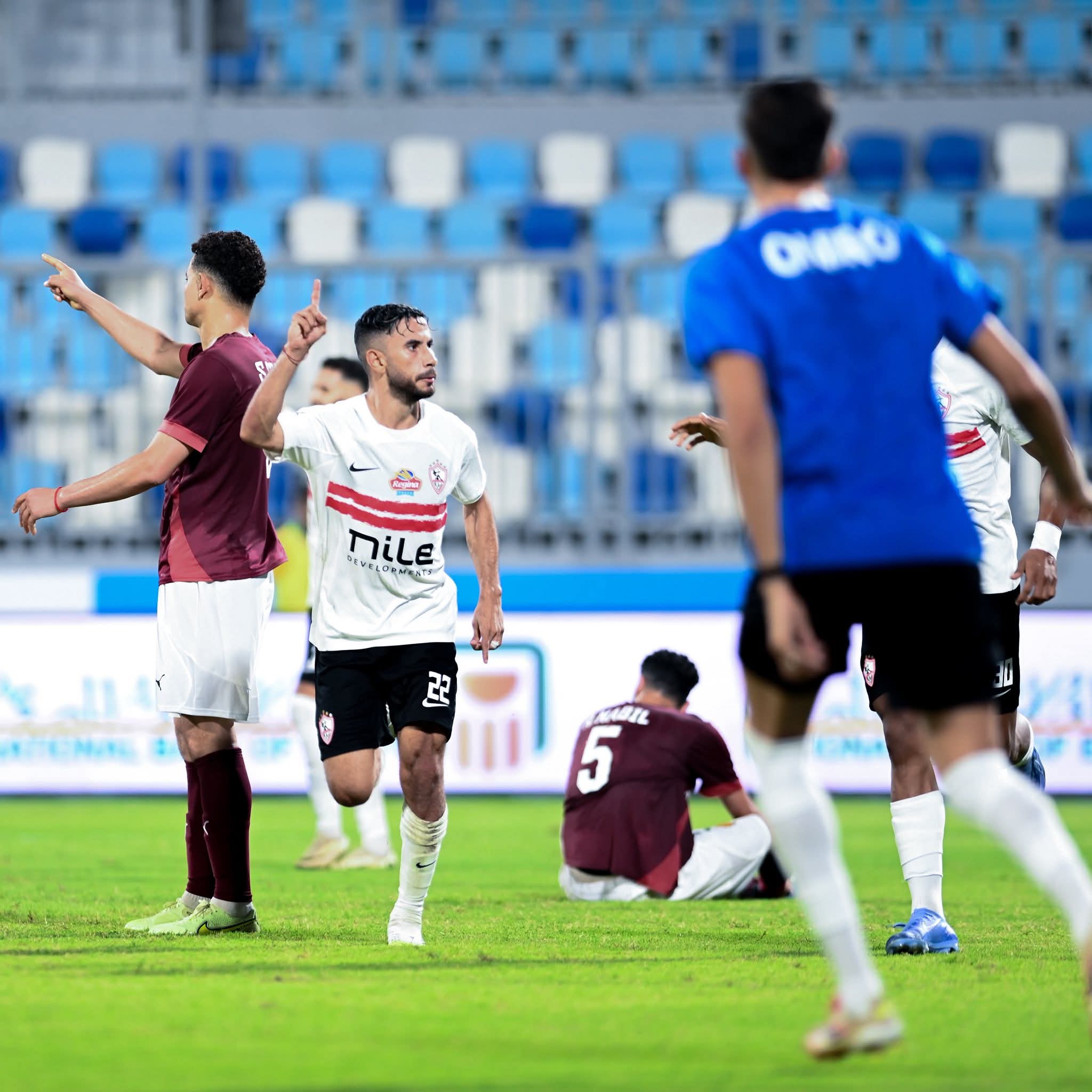 شوط أول سلبى بين سيراميكا والزمالك