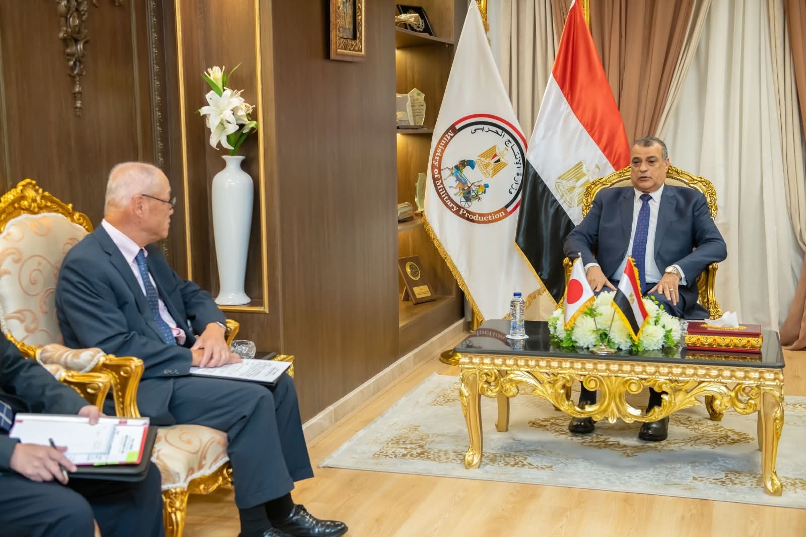 وزير الإنتاج الحربى:تعزيز التعاون الصناعي والتكنولوجي مع اليابان