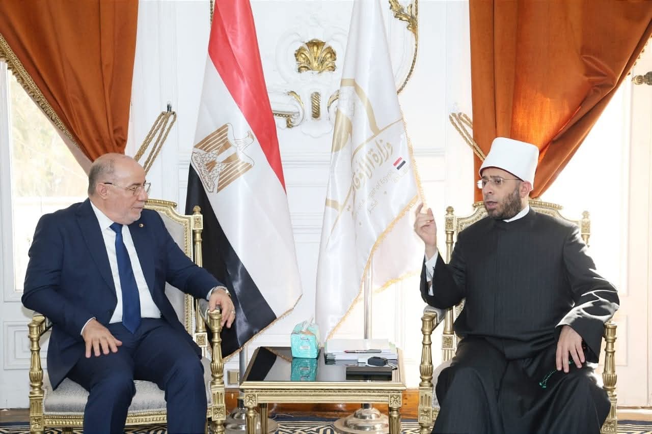 الأزهرى يبحث مع وزير الشؤون الدينية والأوقاف بالجزائر..تعزيز التعاون العلمى والدعوى