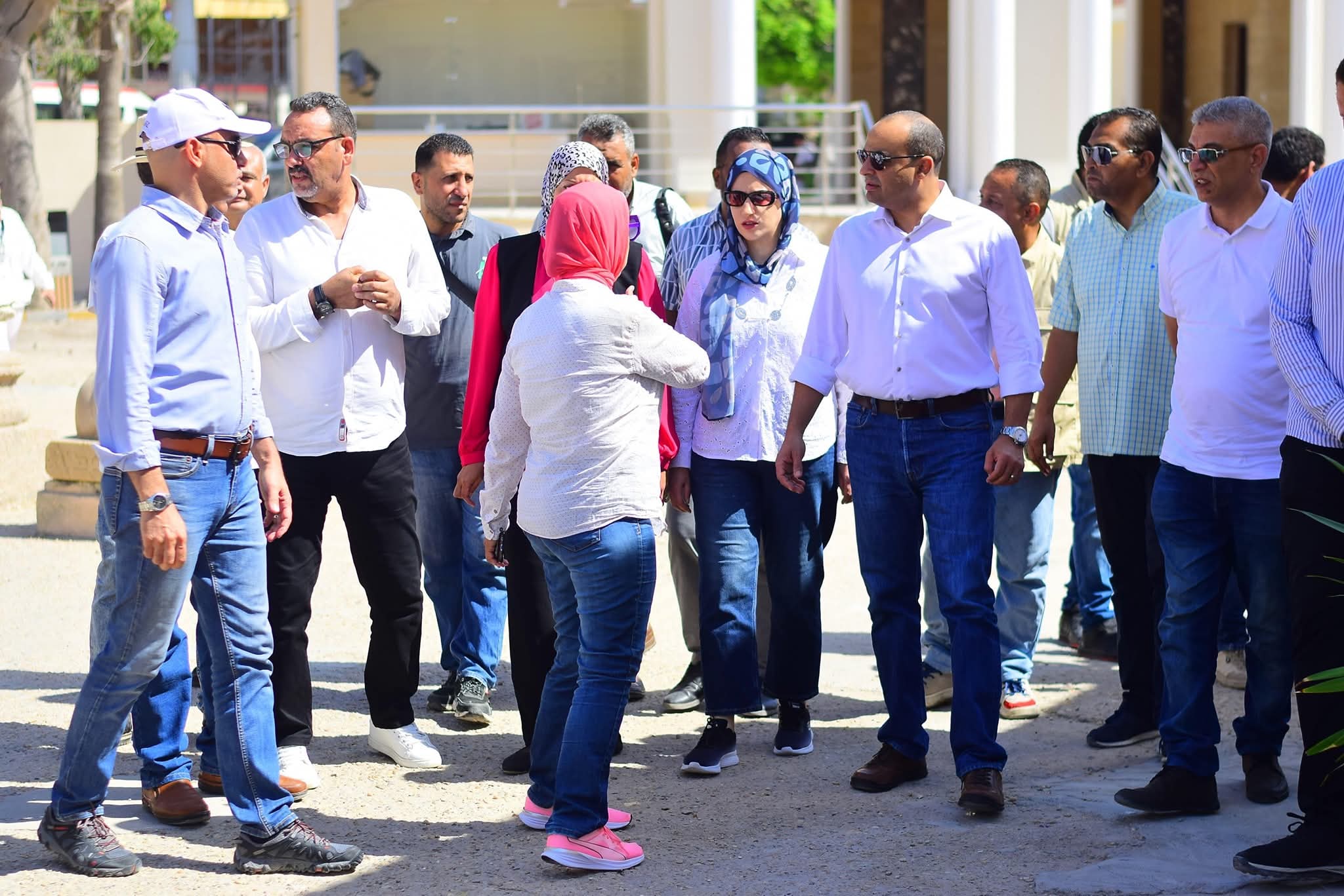 البحار وإسماعيل يتابعان تطوير المواقع الأثرية بالإسكندرية