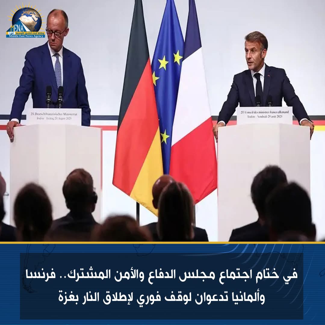 فرنسا وألمانيا تدعوان لوقف فوري لإطلاق النار بغزة