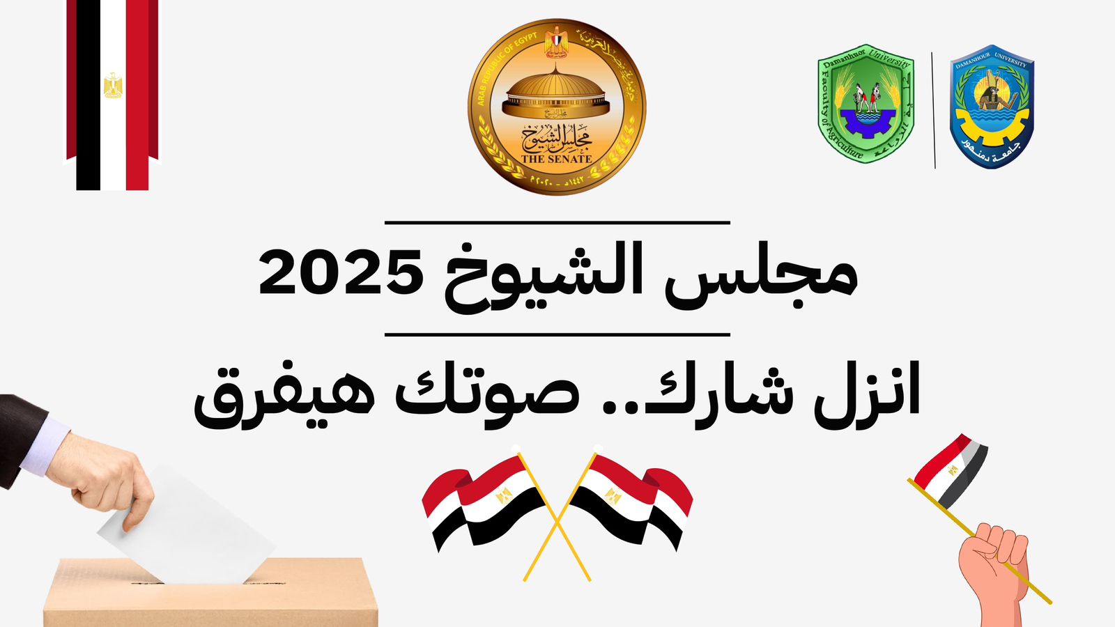 ندوات توعوية لتعزيز المشاركة الإيجابية في انتخابات مجلس الشيوخ 2025 بجامعة دمنهور