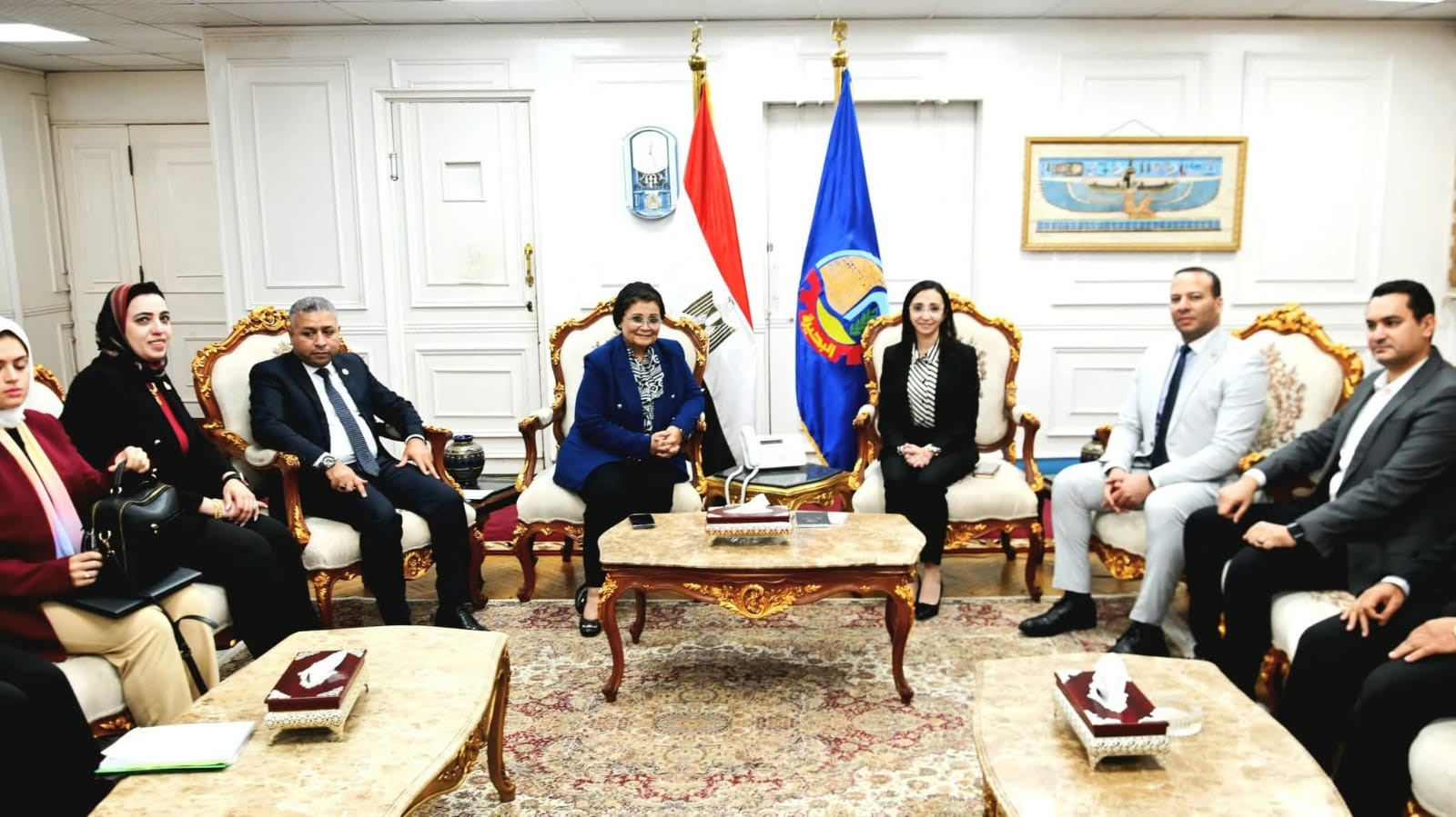 محافظ البحيرة .. تستقبل نائب وزير الصحة لشؤون السكان وتنمية الأسرة