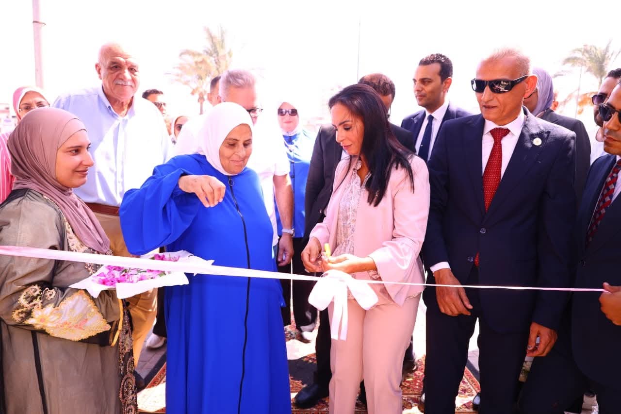 وزيرة التضامن تفتتح أعمال تطوير دار الهدايا بالإسكندرية