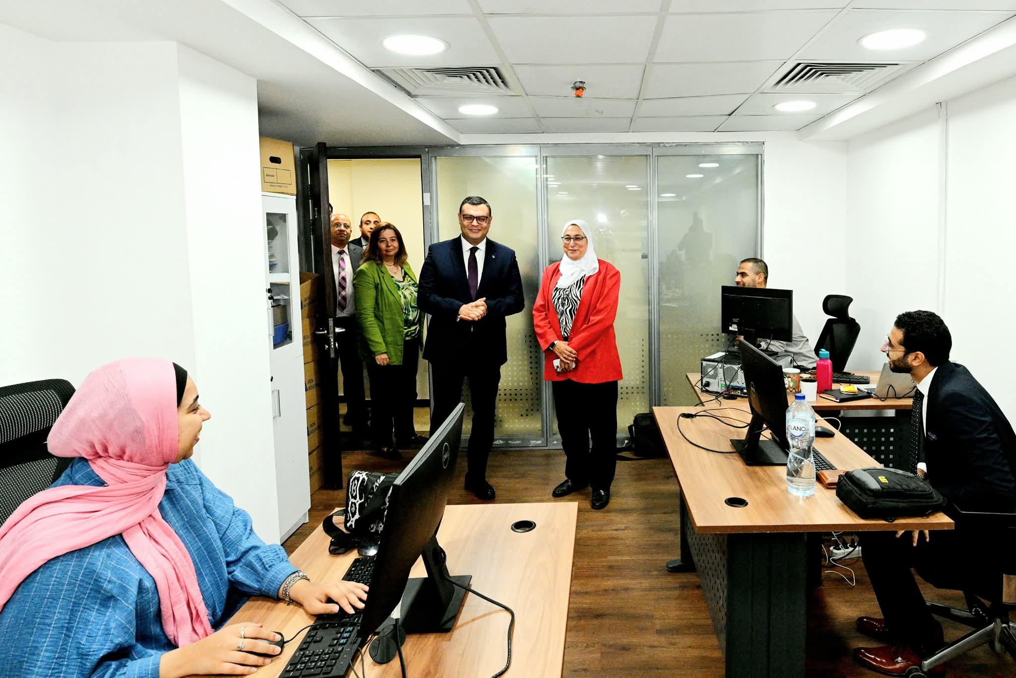 الشربيني" يتابع آخر مستجدات إنشاء وحدة "الإيجار والسكن البديل".. والمنصة الإلكترونية