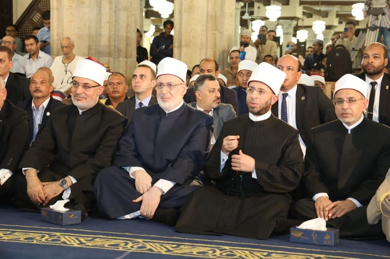 وزير الأوقاف يشهد احتفال الجامع الأزهر بالمولد النبوي الشريف 