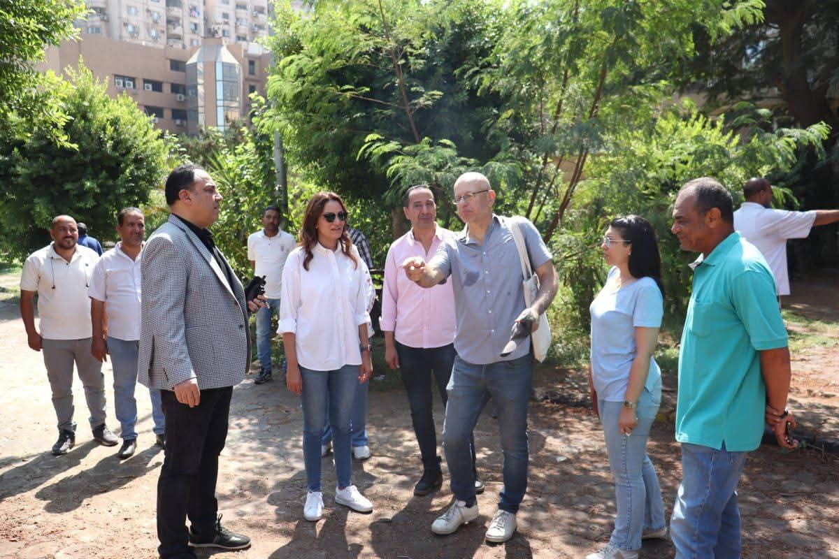 نائب محافظ الجيزة تتفقد حديقتي 6 أكتوبر والنيل ومشتل العجوزة