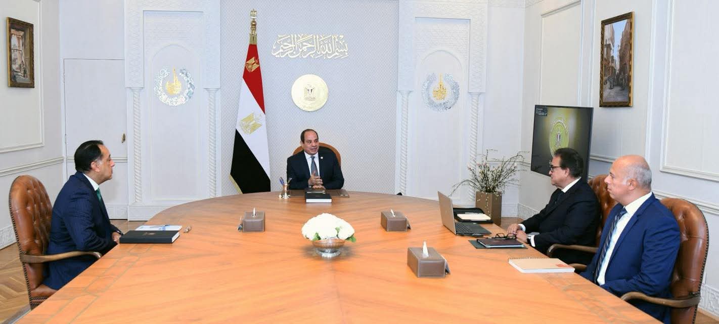 الرئيس يوجّه بسرعة الإنتهاء من تنفيذ مدينة النيل الطبية