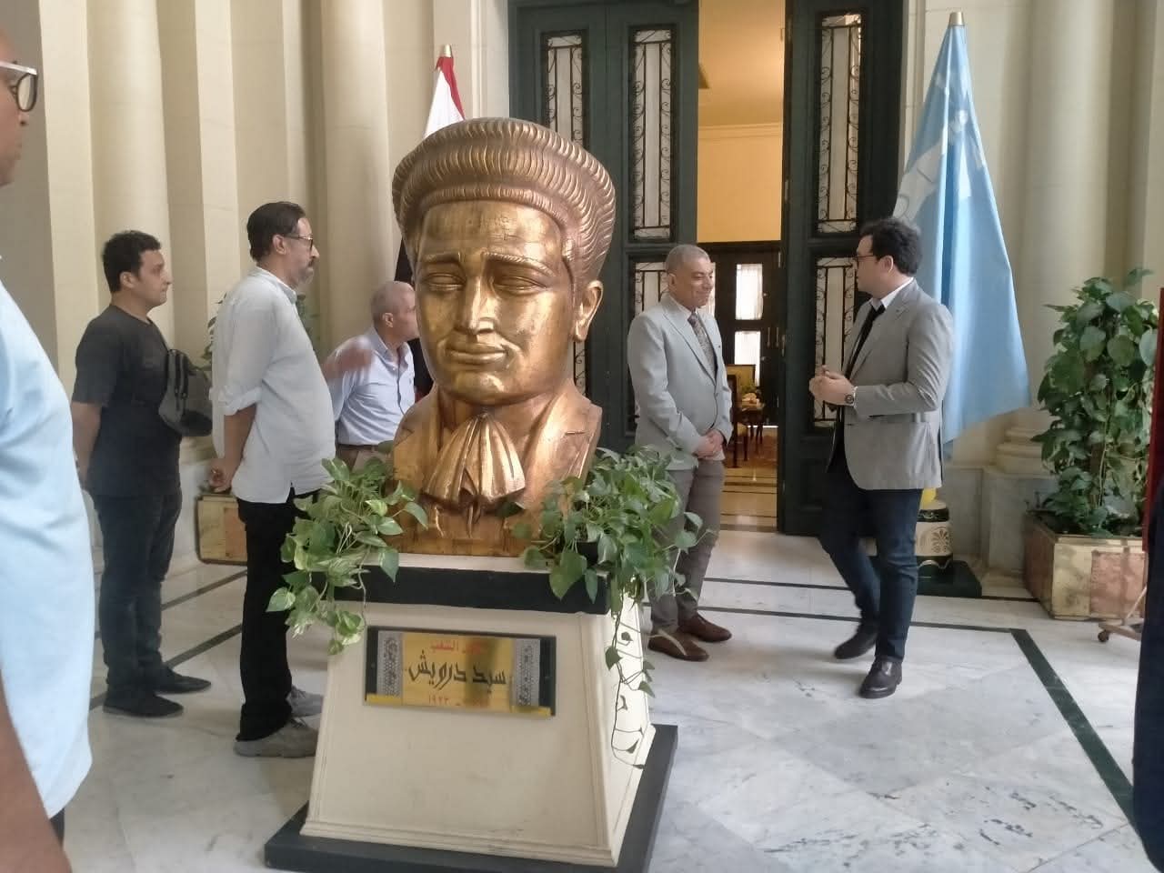 وزير الثقافة يتفقد مسرح سيد درويش "أوبرا الإسكندرية" 