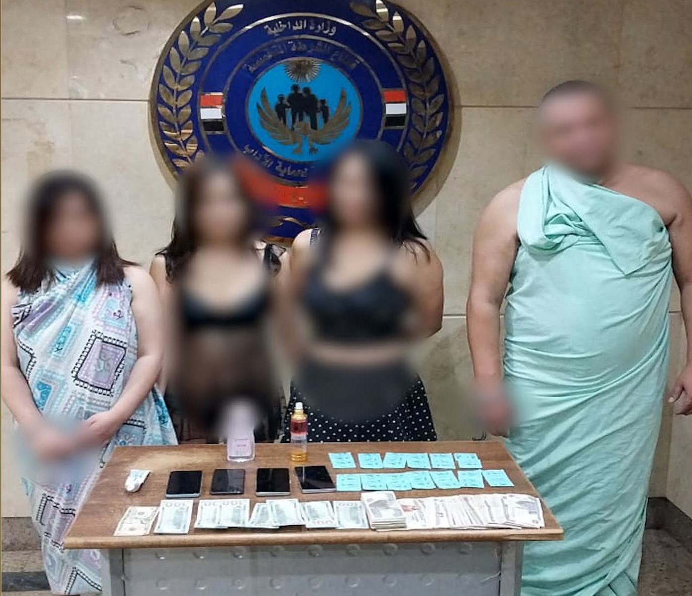 سقوط شبكة منافية للآداب تقودها أجنبية بالمعادى