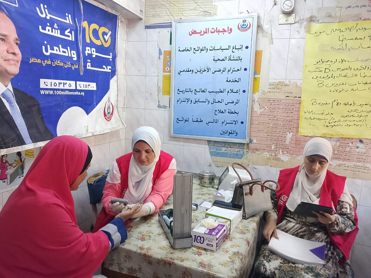 «الصحة»: حملة «100 يوم صحة» قدّمت 105 ملايين خدمة طبية مجانية خلال 74 يومًا