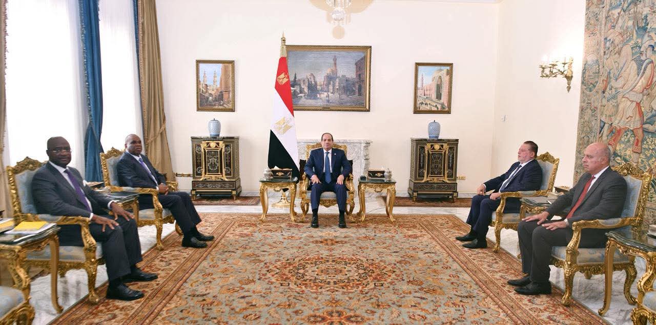 الرئيس السيسى يلتقى رئيس بنك التصدير والإستيراد الأفريقى